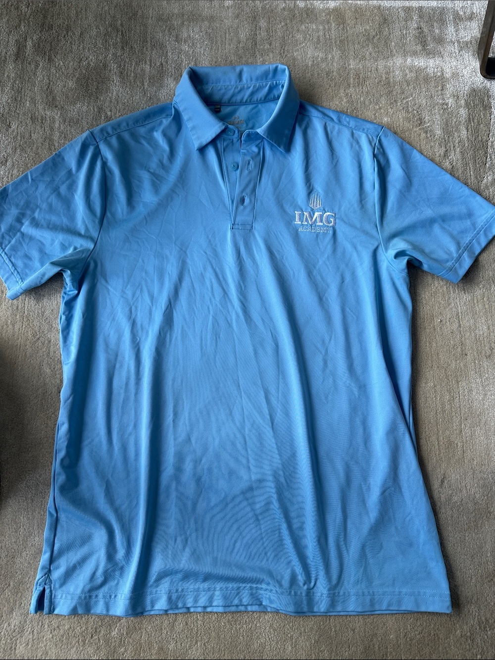 Under Armour Men's Sky Blue Polo with IMG Embroidery